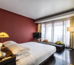 Двухместный полулюкс двуспальная кровать в LoogChoob Homestay