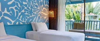 Двухместный номер Standard с видом на бассейн 2 отдельные кровати в The Peri Hotel Hua Hin