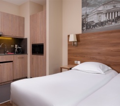 Номер Studio с 2 односпальными кроватями в Adagio Москва Павелецкая