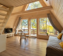 А-фрейм с панорамными окнами в Дурыкино