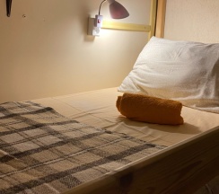 Отдельный четырехместный с двуярусными кроватями в Nice hostel