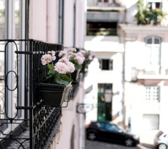 Двухместный номер Standard с красивым видом из окна 2 отдельные кровати в Lost Inn Lisbon Hostel