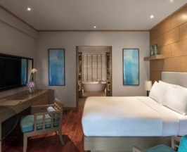 Двухместный полулюкс Avani Terrace двуспальная кровать в Avani Pattaya Resort