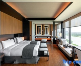 Двухместный номер Standard с видом на реку 2 отдельные кровати в The Lalu Nanjing