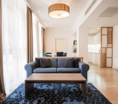 Представительский люкс (Апартамент с 2 спальнями) в Кортъярд Марриотт Сочи Красная Поляна