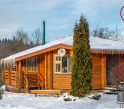 Большой коттедж с камином №1 в Караван