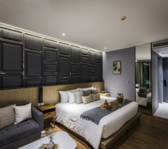Двухместный номер Deluxe Sky Bath двуспальная кровать в Отель Wyndham Grand Nai Harn Beach Phuket