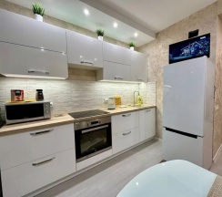 Двухместные апартаменты c 1 комнатой (двуспальная кровать) в Fresh Room на улице Маршала Устинова 3