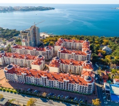 Евродвушка 50 кв.м. на берегу моря с бассейном ул. Мира 44 в Милка