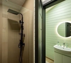 Барнхаус с личной сауной и мангальной зоной в Веслево Клуб