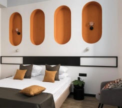 Двухместный номер с 1 кроватью или 2 отдельными кроватями в Karelinn hotel