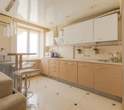 Двухместные апартаменты c 1 комнатой с балконом двуспальная кровать в Апартаменты Комфортные в центре Минска