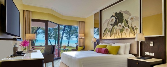 Двухместный номер Deluxe с видом на море двуспальная кровать в Dusit Thani Laguna Phuket