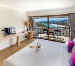 Трёхместный номер Deluxe с видом на море в Отель Orchidacea Resort