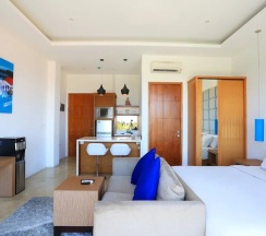 Двухместная студия двуспальная кровать в Canggu Rooftop Villas
