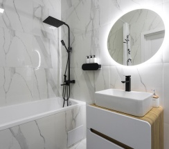 3-местные 2-комнатные апартаменты люкс с 1 двуспальной кроватью в Hugge Place