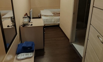2-местный номер эконом с 1 двуспальной кроватью (без окна) в Престиж
