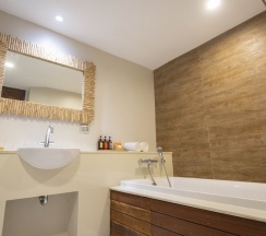 Коттедж Deluxe с красивым видом из окна в Tup Kaek Sunset Beach Resort
