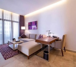 Люкс Prestige с 2 комнатами с видом на город в Mercure Barsha Heights