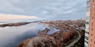 Энгельс: Апартаменты Квартира с Видом на Волгу и Пляж