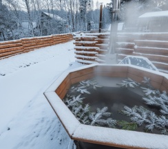 Barnhouse 1 | Банный чан на территории в Берёзовая роща