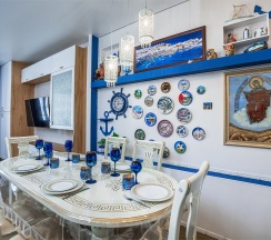 Евродвушка 65 кв.м. район Толстый мыс, на берегу открытого моря ,ул. Южная д. 35 в Милка