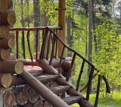 Дом с 2 спальнями, с сауной в Берлога
