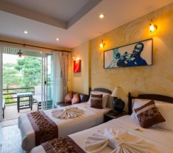Двухместный номер Deluxe двуспальная кровать в My Way Hua Hin Music Hotel