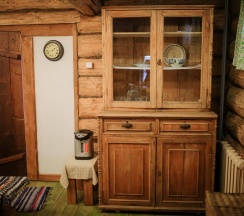 Номер улучшенный семейный c баней (корпус Деревянный Этноотель) в Бобровая долина