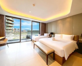 Студия с видом на сад в Oakwood Apartments Sanya