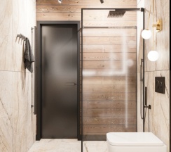 Коттедж VIP с балконом в Плавное течение