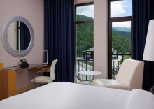 Премиум с балконом и видом на реку в Radisson Hotel Rosa Khutor