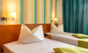 Двухместный номер Standard с видом на восход 2 отдельные кровати в Hotel Apollo