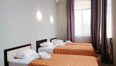 Номер стандарт улучшенный с 3 односпальными кроватями в Smart Hotel KDO Воронеж