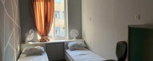 Номер эконом с 2 односпальными кроватями в Казань