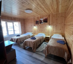 Трехместный номер с 3 односпальными кроватями в Силагор