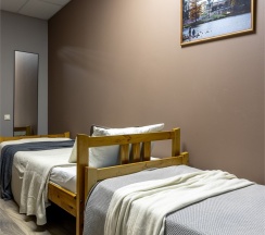 Стандартный номер с общей ванной комнатой в Номера в Гатчине