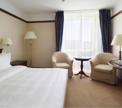 Номер стандарт с видом на город в Radisson Slavyanskaya Hotel Moscow