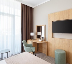 Номер стандарт с 1 двуспальной кроватью МГН в blije