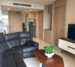Апартаменты c 1 комнатой с балконом и рядом с пляжем в The Riviera Wongamat Hong Apartment