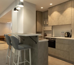 Апартаменты с балконом и видом на море в Sphera apartments by Stellar
