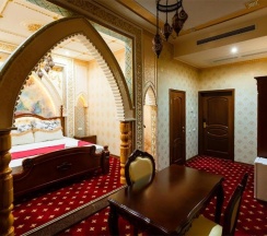 Двухместный люкс VIP двуспальная кровать в Salut Hotel Almaty