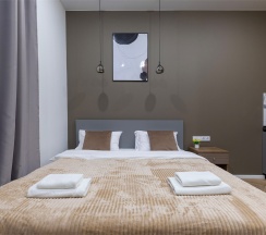 Апартаменты Делюкс с балконом и ванной в Port comfort by Moyka