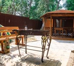 Двухместный номер Standard с балконом и с красивым видом из окна двуспальная кровать в Фотини