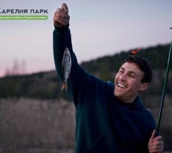Шестиместный дом с большой террасой, банным чаном и сауной в Карелия парк