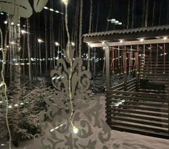 Дом с 1 спальней, беседкой и мангалом в Мы дома-Зеркальный лес