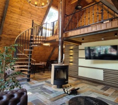 Двухместное шале Premium (двуспальная кровать) в Eco village
