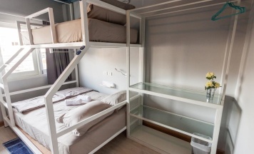 Двухместный номер Standard с видом на город двухъярусная кровать в The Moon Hostel Hua Hin
