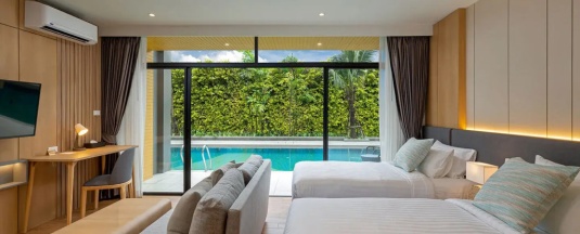 Семейный люкс Plus Pool Access в Wyndham Garden Naithon Phuket