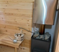 Дом A-frame с квадро-баней в 4 сезона